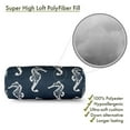 thumbnail image 5 of Majestic Home Goods Bolster Pillow Sea Horse Navy, 5 of 5