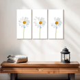 thumbnail image 2 of Elephant Stock Plucked Daisies Wall Art - Horizontal Multi Panel Canvas - Dining Room Wall Decor - Floral And Botanical Multi Panel - White And Yellow Decor - 23" x 14", 2 of 4