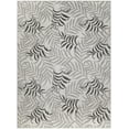 thumbnail image 2 of Nourison Garden Oasis Indoor/Outdoor Grey 9' x 12' Area Rug (9x12), 2 of 9