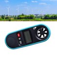 2024 Anemometer Thermometer LCD Backlit Display Handheld Portable Wind