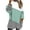 Green, variant on ZUKMRJPC Women's Flannel Sweatshirts Winter Warm Fleece Round Neck Fashion Color Block Long Pullover Soft Comfy Casual Tops with Pocket