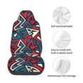 thumbnail image 3 of Lsque Geometric Elements Pattern Car Seat Covers for Front Seats , Waterproof Seat Covers for Cars, Sporty Front Seat Covers,Car Seat Cover Protector Front Seats, 3 of 5