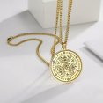 thumbnail image 4 of RSAMD Star of David Pentagram Pendant Necklace Archangel Alpha and AGLA Magic Talisman-Black, 4 of 9