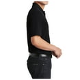 thumbnail image 3 of Yellow Rooster Mens Short Sleeve Dry Zone UV Micro-Mesh Pocket Polo Deep Black XS, 3 of 4