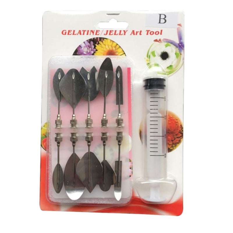 Magazine DIY Art Cake Tools, 11 PCS 3D Gelatin Jelly Tools Includes 10