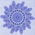 thumbnail image 1 of Ahgly Company Indoor Square Patterned Light Slate Blue Area Rugs, 5' Square, 1 of 6