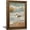 Coastal, variant on Gold Framed Wall Art Vintage Butterfly Canvas Wall Art White Moth Moody Rustic Insect Artwork Prints Picture for Living Room Bedroom Farmhouse Bathroom Office Decor, 11" L x 9" W