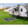 thumbnail image 3 of Camco 9' x 12' Reversible RV Outdoor Mat, Camping Mat, Charcoal Oriental, 3 of 6