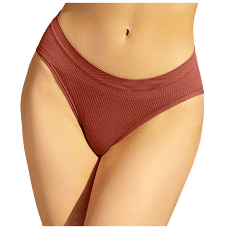 Fulorrnie Underwear for Women Seamless High Waisted Comfort Sport Panty Banded Waist Stretchable Moisture Wicking Panties Orange M