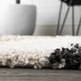 thumbnail image 6 of JONATHAN Y LONDON SHAG 8 x 10 Area Rug, Nova Bold Strie - Beige/Black/Yellow, SHG102A-8, 6 of 10