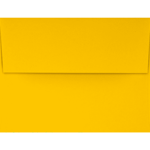 LUXPaper A2 Invitation Envelopes w/Peel & Press, 4 3/8 x 5 3/4, Sunflower Yellow, 1000 Pack