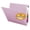 Lavender, variant on End Tab File Folders Lavender - Shelf-Master Reinforced 1/2" Tabs, Letter Size, 100 Count