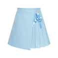 thumbnail image 1 of Girls Skirt Envelope Wrap Skirt Blue Back School Uniform 7-8 Years, 1 of 5