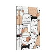 thumbnail image 2 of ZICANCN Outlet Covers Wall Plate, Cartoon Cute Animals Dogs Light Switch Cover Decorative, Duplex Toggle Combo 1-Gang, 2 of 9