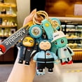thumbnail image 2 of LLavero de Pokémon con figuras de Anime, colgante de Pikachu, Charmander, Psyduck, Bolsa Escolar para niño, accesorios de dibujos animados, regalo para niños, 2 of 5