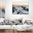 thumbnail image 3 of Designart Bay of Biscay Atlantic Coast Spain - Landscape Printed Throw Pillow - 18x18, 3 of 4