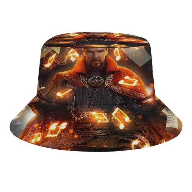 Doctor Extraño Sombrero bucket para adultos, gorra de protección solar, sombrero de pescador plegable para viajes al aire libre, pesca y actividades de verano
