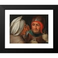 thumbnail image 2 of Pieter Balten 24x19 Black Modern Framed Museum Art Print Titled - A Soldier and a Peasant Woman, 2 of 5