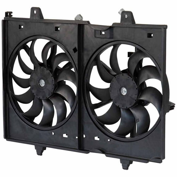 Condenser Or Radiator Cooling Fan Assembly For Nissan Rogue 2008 - 2013 - BuyAutoParts