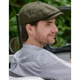 thumbnail image 3 of Mucros Weavers Men's Newsboy Cap 100% Wool Tweed Irish 8-Piece Driving Cap Made in Ireland, 3 of 6