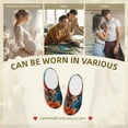 thumbnail image 7 of Lsque 3D Butterfly Pattern Womens Comfort Cotton on Scuff With Memory Foam and Anti-skid Sole Slipper-39/40, 7 of 7