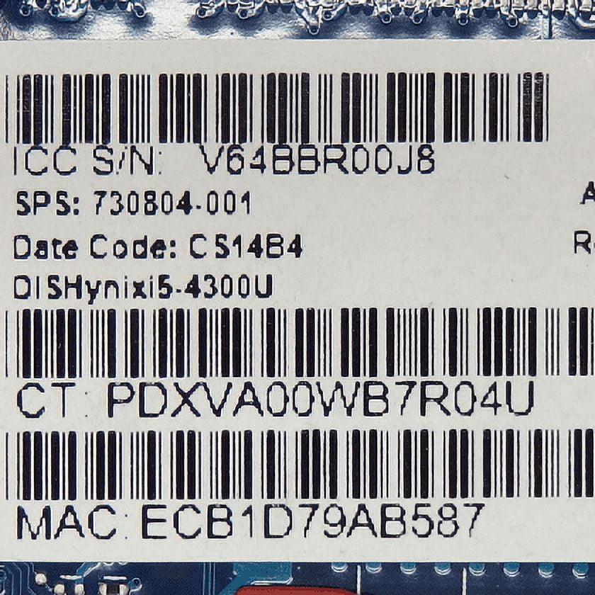 HP EliteBook 840 850 G1 Intel i5-4300U Motherboard 6050A2560201-MB-A03 730804-001