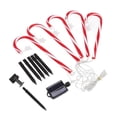 thumbnail image 1 of Xmas Candy Cane Lights 1 for 5 IP65 Water Resistant 8 Modes 500mAh Battery Candy Cane Pathway Markers Lights for Outdoor, 1 of 4