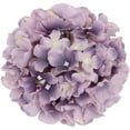thumbnail image 2 of Silk Hydrangea Heads Artificial Flowers Heads with Stems for Home Wedding Decor,Pack of (Dream Purple), 2 of 5
