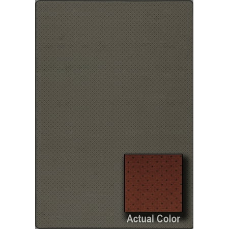 Milliken Indian Red Sonata - Milliken Imagine Area Rugs - VIEWPOINT Contemporary Rustic Red Boxes Diagonal Dots Points Rug