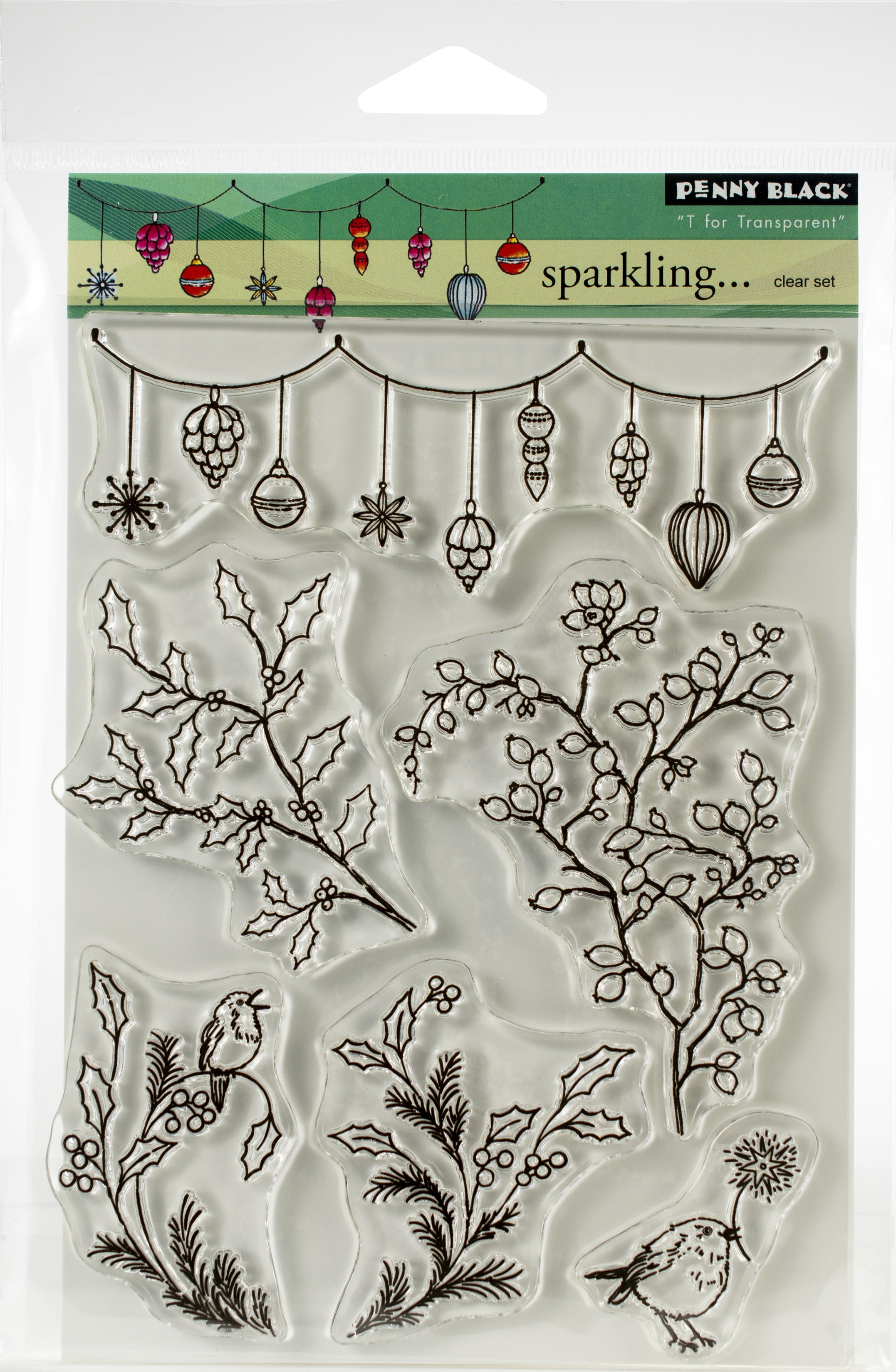 Penny Black Clear StampsSparkling....5"X6.5"