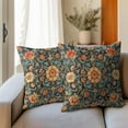 thumbnail image 5 of Vintage Floral Pillow Covers 18x18 Inch Set of 2 Antique Botanical Flowers Tapestry Pattern Decorative Throw Pillow Covers Modern Art Deco Pillowcases for Couch Indoor and Outdoor, 5 of 6