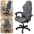 thumbnail image 3 of NIBOLOG Office Gaming Chair Cover Elastic Fabric Wear Resistant Solid Color Non-Fading Moisture-Wicking Breathable Computer Rotating Armchair Seat Cover, 3 of 8