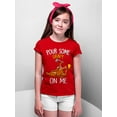 thumbnail image 3 of Turkey Pour Some Gravy On Me Funny Thanksgiving Youth T-shirt For Kids, XS, Red, 3 of 6