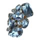 thumbnail image 2 of Guardurnaity Paquete de 2 Clips para zapatos, hebilla de flor de cristal de diamantes de imitación, boda, fiesta de boda, joyería decorativa DIY Calzado Blanco, 2 of 6