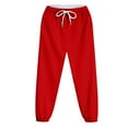 thumbnail image 3 of Gibobby Kids Boys Athletic Sweatpants Elastic Waist Sport Joggers Pants with Pocket Casual Lightweight Active Running Pants(Red,7-8 Years), 3 of 6