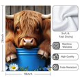 thumbnail image 3 of 2 Pcs Funny Kitchen Towels,Highland Cow and Flowers Microfiber Dish Towels,Kitchen Tea Towels,Kitchen Towel Set (18" X 26"), 3 of 3