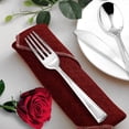 thumbnail image 6 of Smarty Shiny Silver Plastic Classic Cutlery Set - Spoons Forks Knives 120ct, 6 of 6