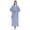 Blue, variant on Moomaya Womens Sleep Kaftan V-Neck Cover Up Long Caftan Maxi Dress