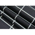 thumbnail image 4 of Textured Fabric Shower Curtain 72 Inches by 72 Inches, Black Checkered Printed Bathroom Curtain Machine Washable, 4 of 5