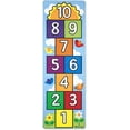 thumbnail image 1 of Melissa & Doug Hop & Count Hopscotch Rug, Play Space & Room Decor, Sturdy Woven Floor Rug, Durable Materials, 1 of 7