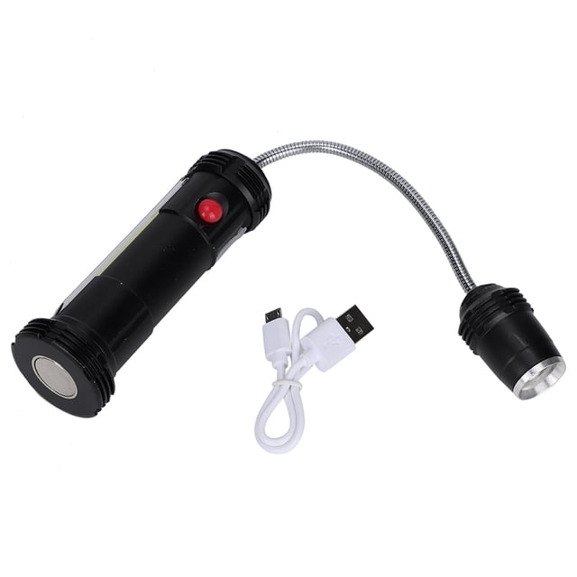 Lámpara de emergencia COB de luz de trabajo LED, linterna de imán fuerte de carga USB para iluminación de tienda de campaña interior y exterior(E39)
