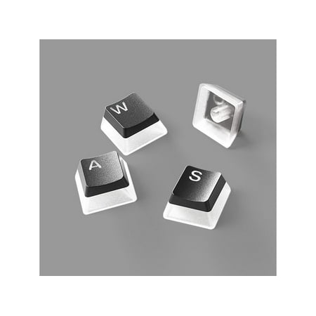SteelSeries - PRISMCAPS – Universal Double Shot PBT Keycaps - Black