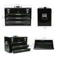 thumbnail image 4 of Aukfa 439-Piece Mechanics Tool Set, 3 Drawer Tool Organizer Metal Box w/ Tool Kit for Home, Auto Repair, Black, 4 of 11