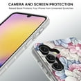 thumbnail image 3 of Mood Series Diamond Case Floral Gems for Samsung Galaxy A16 5G – Magnetic Charging Compatible, Slim Dual-Layer Shock Resistant Protection with Raised Bezel, 3 of 6
