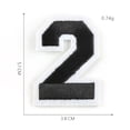 thumbnail image 4 of ifundom Black Embroidery Patch Special Accessory for Decoration 20Pcs, 4 of 6