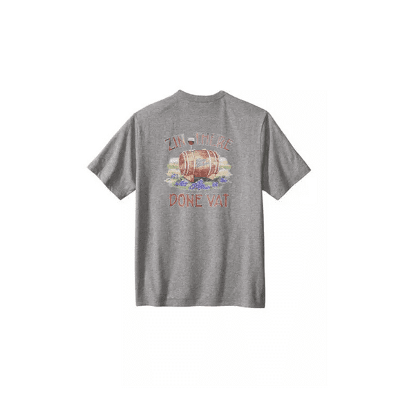 Tommy Bahama Men's Zin There Done Vat Graphic T-Shirt Gray 3XL