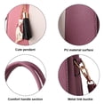 thumbnail image 3 of Purses and Handbags for Women Top Handle Bags Leather Satchel Totes Shoulder Bag - Purple spell, 3 of 5