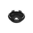 thumbnail image 3 of Unique Bargains 4pcs 67mm Dia Plastic Car Wheel Tyre Center Hub Caps Covers Protector Black, 3 of 3