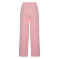 thumbnail image 5 of Brondbend Women’s Joggers Sweatpants for Women High Waisted Stripe Wide Leg Drawstring Casual Trousers with Pocket Loose Fall Winter Gym Outdoor Workout Pants,Pink, 5 of 6
