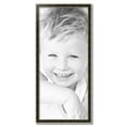 thumbnail image 2 of ArtToFrames 18" x 41" Black Panel With Silver Lip Picture Frame, 18x41 inch Multi Wood Poster Frame (WOM-5093),  Pack, 2 of 7